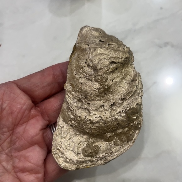 Hand Decorated Oyster Shell - Picture 3 of 8